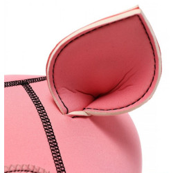 Generique Cagoule Tête de cochon Pig Hood Rose